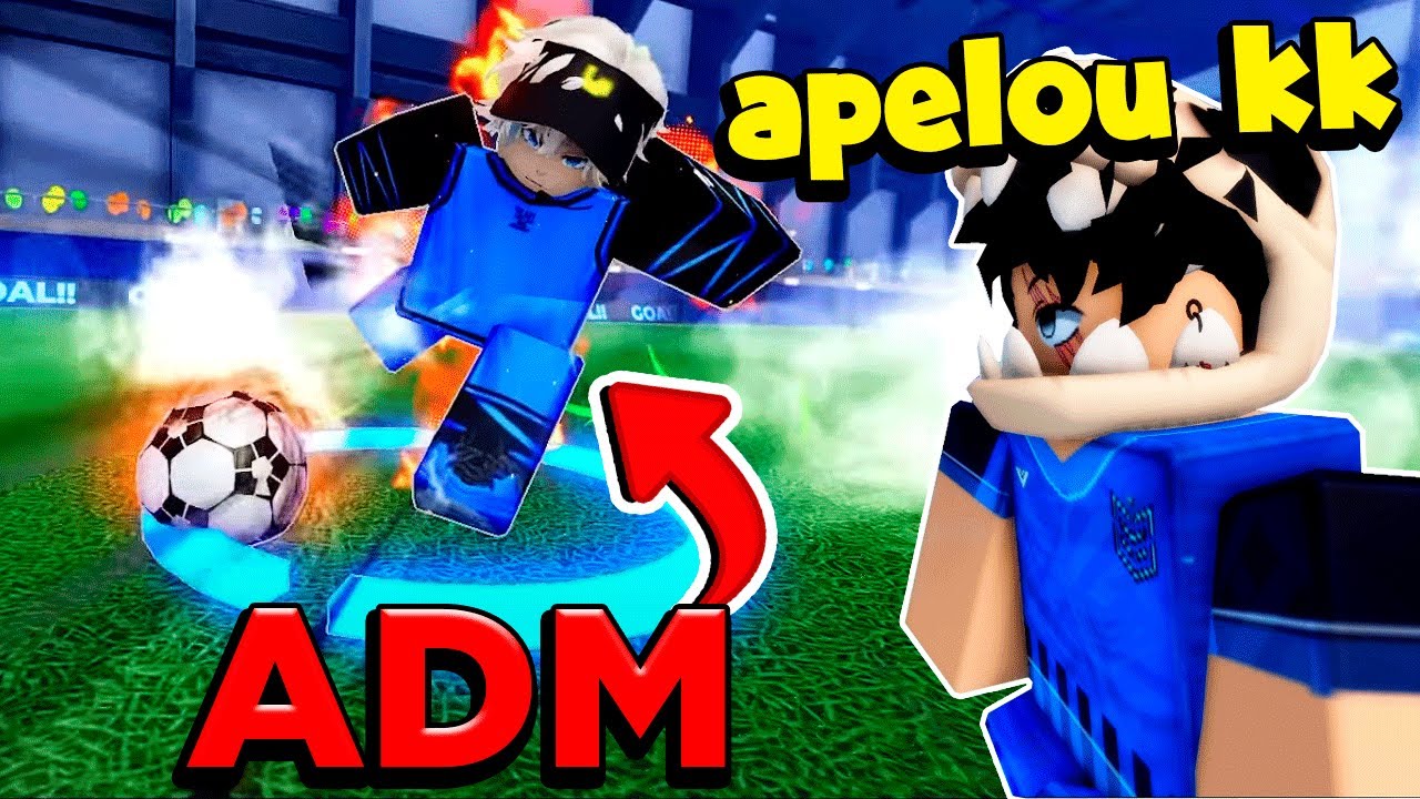 BLUE LOCK RIVALS: CHAMEI O ADM PRA JOGAR e ELE USOU COMANDOS de ADM