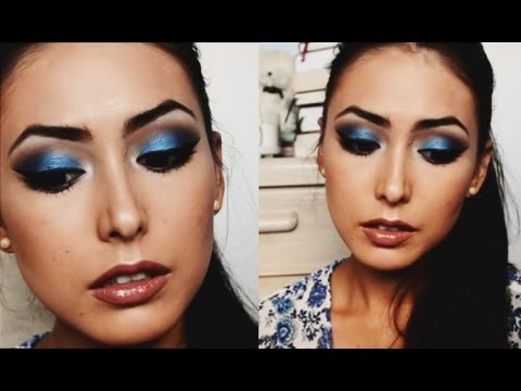 Dramatic Blue Eyeshadow Tutorial ft. Nyx Avant Pop