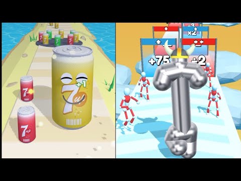 Juice run vs Tall man run iOS android, gameplay