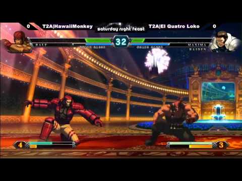 SNF2 T2A HawaiiMonkey vs T2A El Quatro Loko Grand Finals KOF13 06/01/13