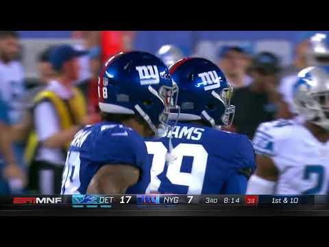 Eli Manning passes deep to Jerell Adams for 38 yards!