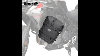 Video de Bolso Defensa Lateral RHINOWALK Black Impermeable 6L Roll Top