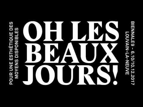 Biennale9   Oh les beaux jours !