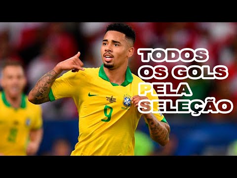GOLS GABRIEL JESUS PELA SELEÇÃO BRASILEIRA