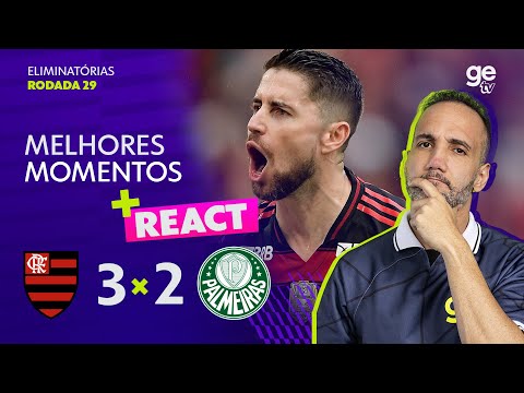Gols e lances de Flamengo x Palmeiras