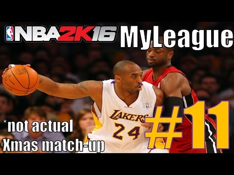 NBA 2K16: MyLeague - Lakers vs Heat (Game 19 of 58)