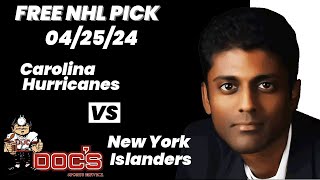NHL Pick - Carolina Hurricanes vs New York Islanders Prediction, 4/25/2024 Free Best Bets & Odds