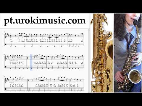 Curso de Saxofone (alto) Marshmello ft. Bastille - Happier Tablatura um-i372