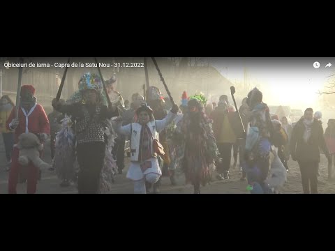 Obiceiuri de iarna - Capra de la Satu Nou - 31.12.2022