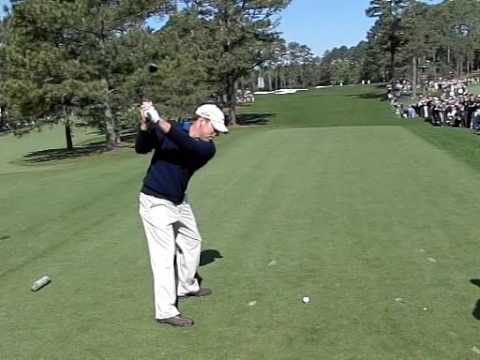 JUSTIN LEONARD SLOW MOTION 3RD HOLE MASTERS 2009