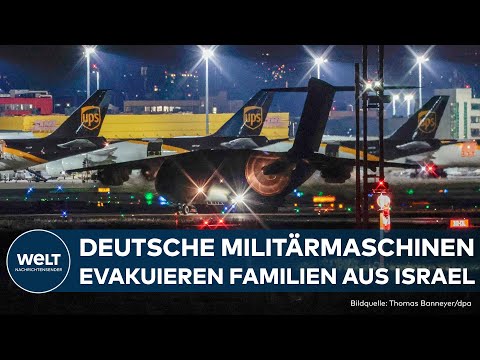 EVAKUIERUNG AUS ISRAEL: Militärmaschinen bringen 64 deutsche Israel-Rückkehrer nach Köln-Bonn!