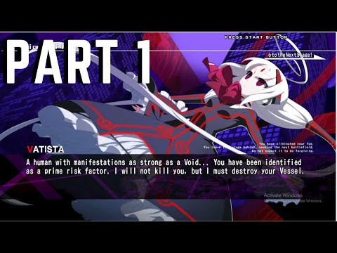 UNDER NIGHT IN-BIRTH EXE: LATE [ST] - Vatista Gameplay [Arcade Mode] Part 1