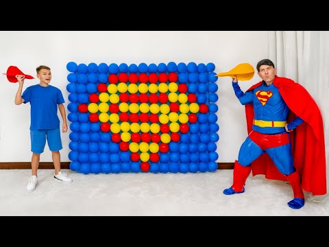 ¡Rompemos Globos con Superhéroes y otros juegos divertidos!
