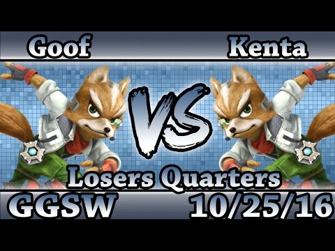 GGSW 4 - Goof (Sonic, Fox) Vs Kenta (Fox) Smash Wii U Losers Quarters - Smash 4