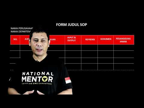 Cara Membuat Judul SOP Perusahaan