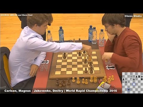EXCITING QUEEN ENDGAME!!! Magnus Carlsen Vs Dmitry Jakovenko | World Rapid Championship 2016