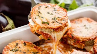 How to Make Baked Eggplant Parmesan | The Stay At Home Chef