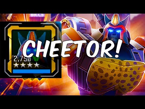 4 STAR CHEETOR GAMEPLAY! & BEAST WAR SYNERGY! - Transformers: Forged To Fight