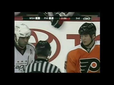 Capitals - Flyers rough stuff 12/20/08
