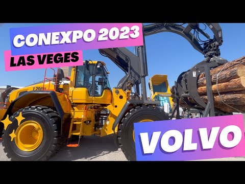 VOLVO NEW EQUIPMENT DEMO AT CONEXPO 2023  - CON EXPO LAS VEGES conexpo-con/agg 2023