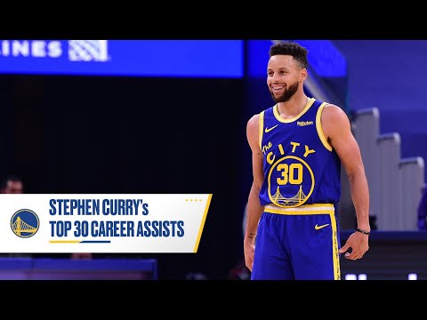 Stephen Curry's TOP 30 CAREER ASSISTS