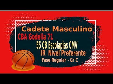Jornada 3 Cadete Masculino IR Nivel Preferente-Fase Regular-Gr C. Godella - Escolapias