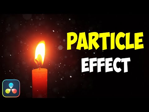 How To Add Particle Effect To Video In Davinci Resolve Fast (tutorial)