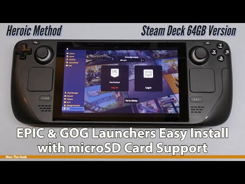 An update on installing Epic Games on Steam Deck, plus accessing the SD  Card