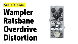Video thumbnail for Wampler Ratsbane - Sound Demo and Comparison with the ProCo Rat (no talking) by Guitar Bonedo