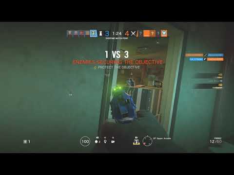1 v 4 Caveira overtime match point clutch
