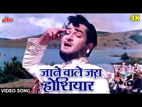 Jane Wale Jara Hoshiyaar [4K] Shammi Kapoor Classic Song : Rajkumar (1964) Mohammed Rafi