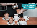 Coffee Menu Explained What The Most Common Coffees Are And How To Make Them
