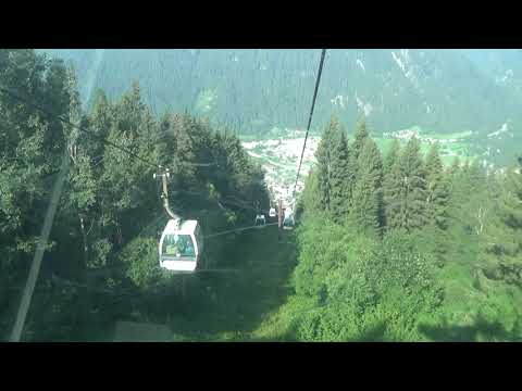 Discesa integrale cabinovia Agamatic "Pra Rodont" - Pinzolo (TN) / Téléphérique / канатная дорога