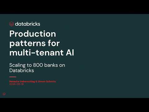 Watch: Multi-Tenant AI with Databricks Vector Search and RAPTOR
