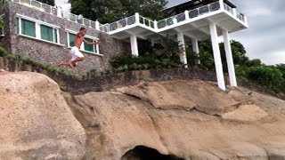 preview picture of video 'Cliff Diving at Tali Beach'