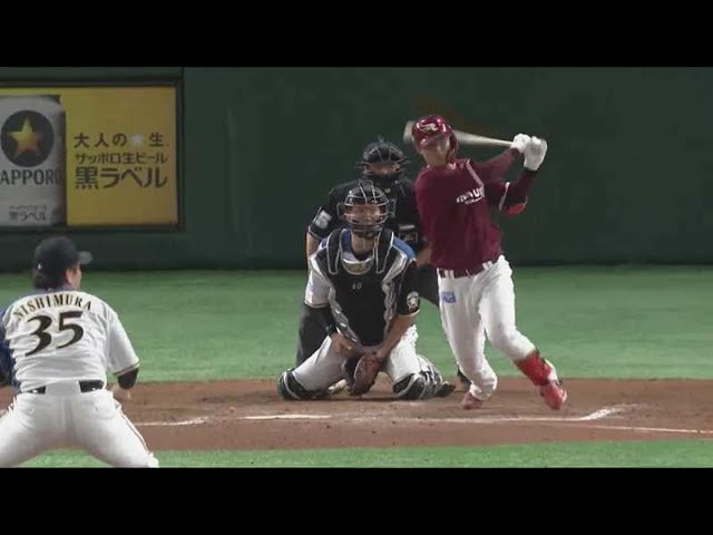 【9回表】イーグルス・太田 サード強襲の内野安打で追加点!! 2021/4/16 F-E