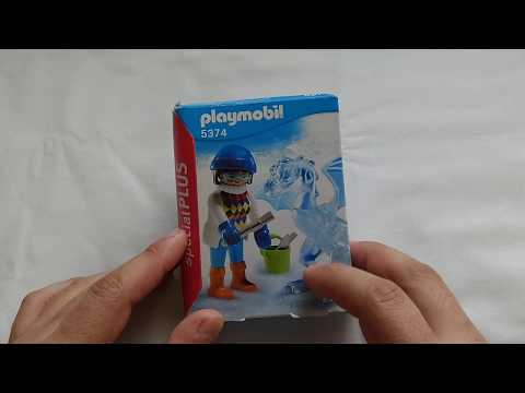 PLAYMOBIL 5374 === 👩‍🏭🏂ESCULTORA DE FIGURA DE HIELO🥶❄