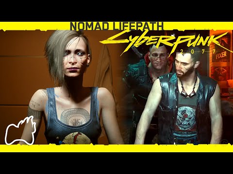 Cyberpunk 2077 NOMAD Lifepath Walkthrough Gameplay - Male V Female All Choices