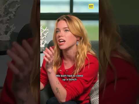 'Sirens' Star Milly Alcock Reacts to Her On Set Injury #millyalcock #meghannfahy #sirens