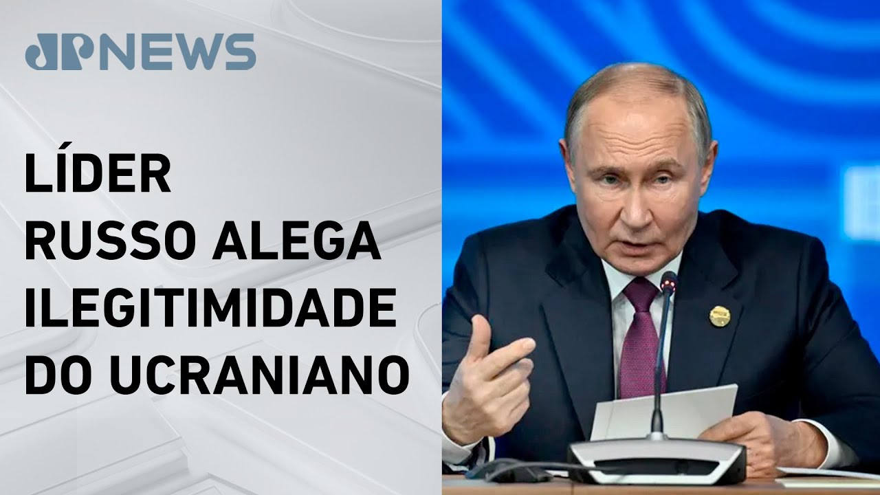 Putin diz que quer negociar com a Ucrânia, mas não com Zelensky