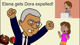 Elena makes a clone of Dora/Makes it beat up Mrs C