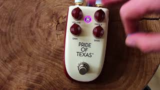 Video thumbnail for Billionaire Pride Of Texas | TS-style overdrive by Danelectro by JJ of the T