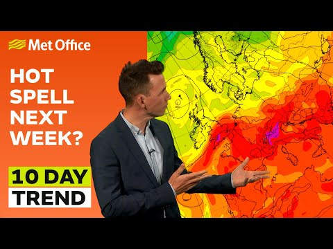 10 Day Trend 16/08/2023 – How hot? How long? – Met Office weekly weather forecast UK