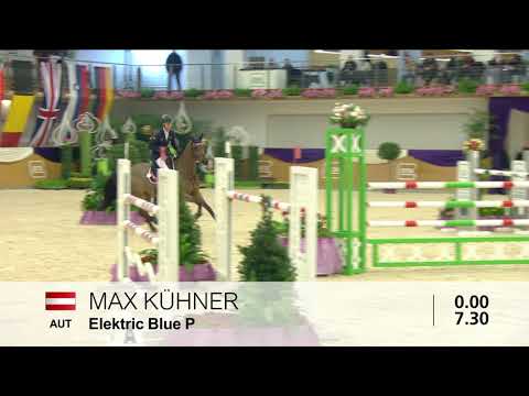 Max Kühner mit ELEKTRIC BLUE P GHPC Youngster Tour TwoPhases 135cm140cm