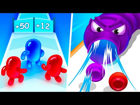 MAX LEVEL in Join Blob Clash 3D, Pop Tube Run 3D - Mobile Games Walkthrough (New Update Gameplay)