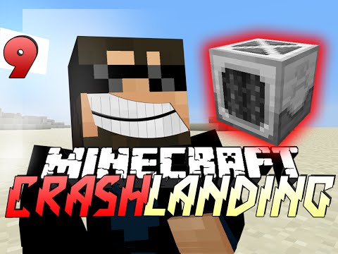 Minecraft Crash Landing 9 - SECURITY SYSTEM GRINDER
