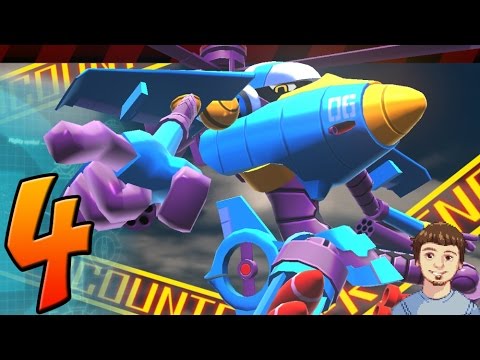Mighty No. 9 Gameplay Walkthrough - PART 4 - Radio Tower + Mighty No. 6 Aviator Boss Fight Guide!!