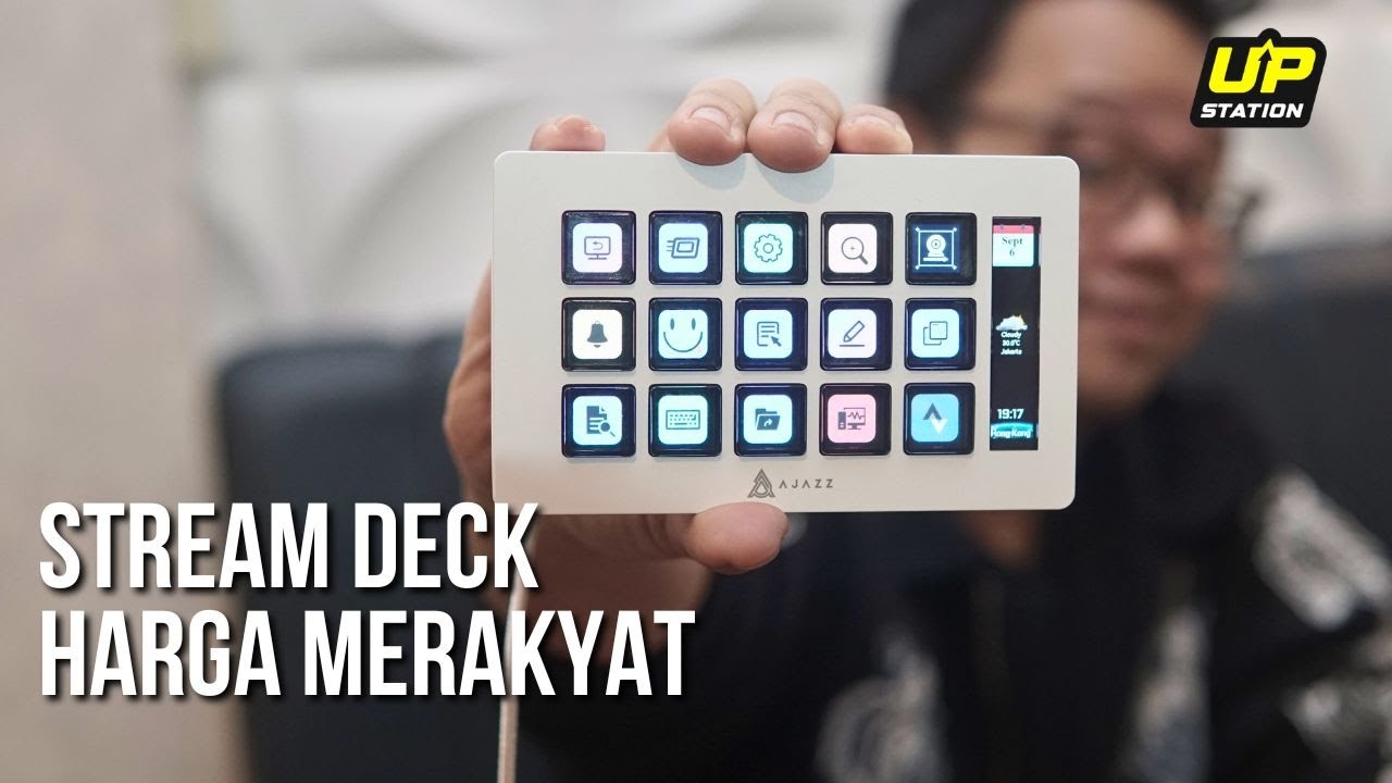  Stream Deck Harga Merakyat, Cocok Buat Streamer Baru! - Review Ajazz AKP153 | Review Station