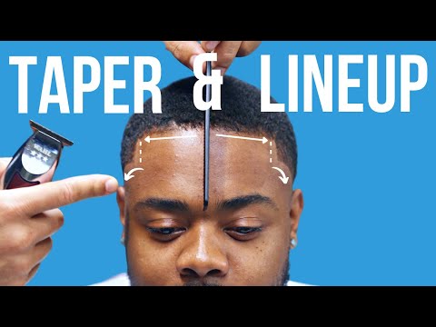 TAPER + LINEUP TUTORIAL | BEGINNER BARBER FRIENDLY