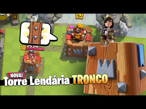 Nova Torre Lendária do TRONCO e Balanceamento no Clash Royale